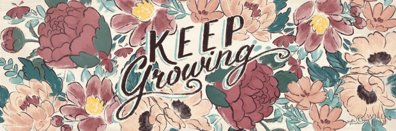 Reproduction of Keep Growing I Panel by Janelle Penner - Wall Decor Art