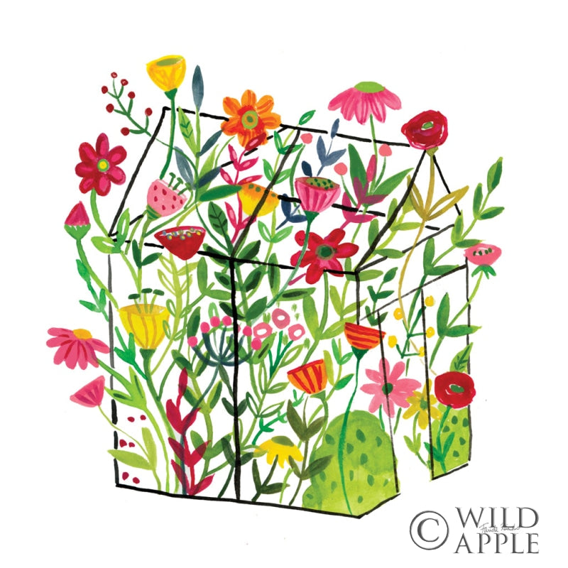 Reproduction of Greenhouse Blooming IV by Farida Zaman - Wall Decor Art