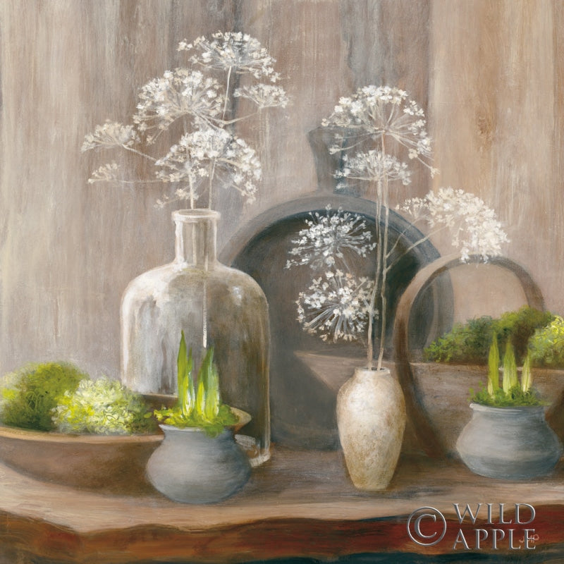 Reproduction of Rustic Elegance I Crop by Julia Purinton - Wall Decor Art
