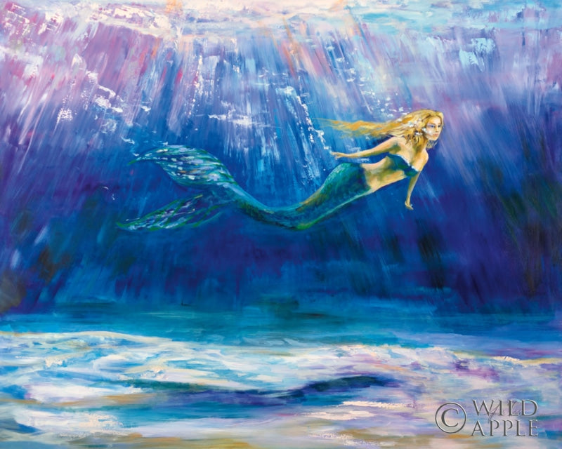 Reproduction of Out for a Swim by Jeanette Vertentes - Wall Decor Art