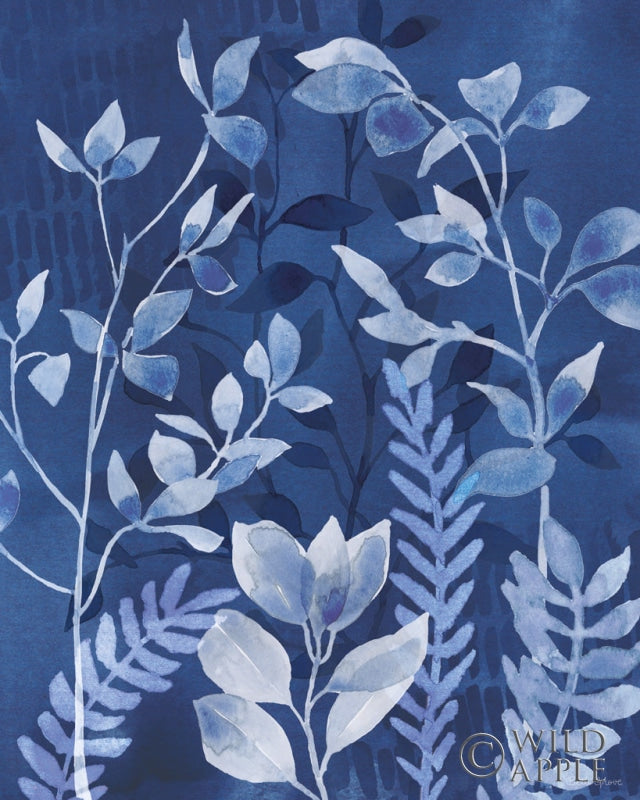Reproduction of Indigo Petals X by Beth Grove - Wall Decor Art