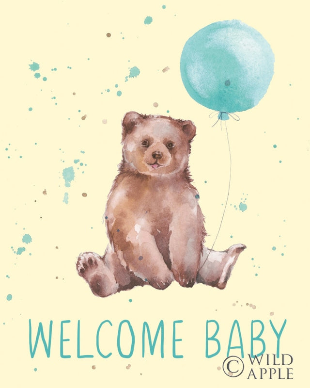 Reproduction of Festive Bear by Katrina Pete - Wall Decor Art