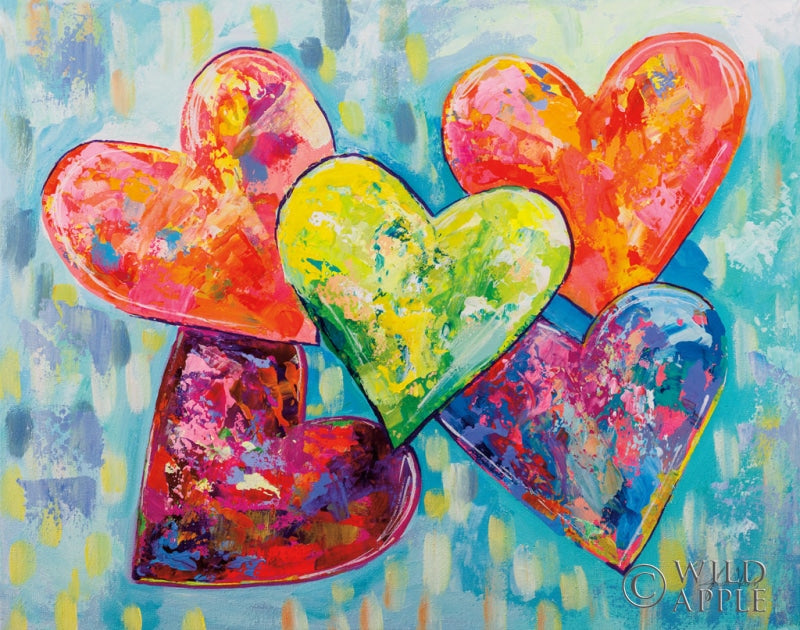 Reproduction of Family Love by Jeanette Vertentes - Wall Decor Art