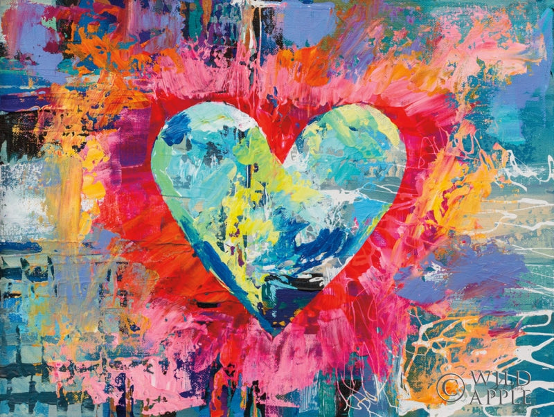 Reproduction of Passionate Love by Jeanette Vertentes - Wall Decor Art