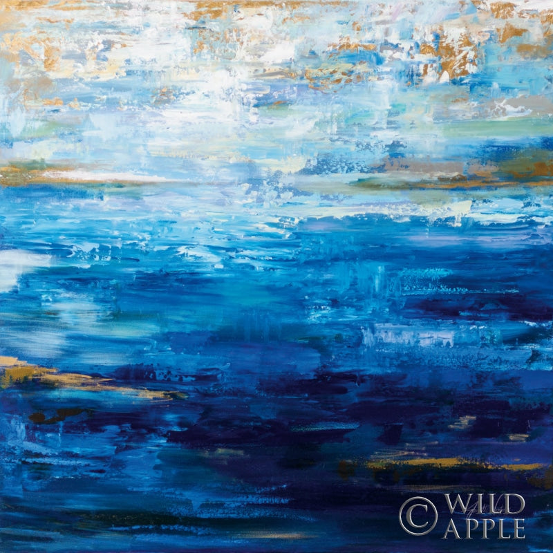 Reproduction of Deep Blue by Jeanette Vertentes - Wall Decor Art