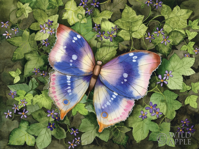 Reproduction of Garden Butterfly by Kathleen Parr McKenna - Wall Decor Art