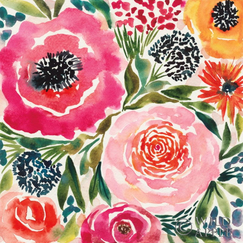 Reproduction of Summer Petals III by Cheryl Warrick - Wall Decor Art