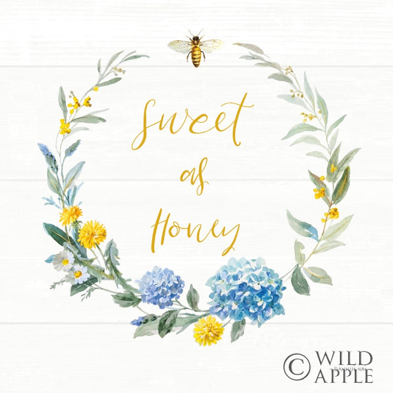 Bees and Blooms_Sweet As Honey Wreath