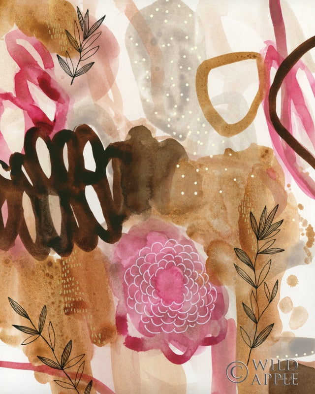 Reproduction of Petals and Fronds by Laura Horn - Wall Decor Art