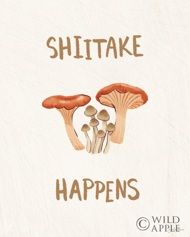 Reproduction of Mushroom Madness I by Janelle Penner - Wall Decor Art