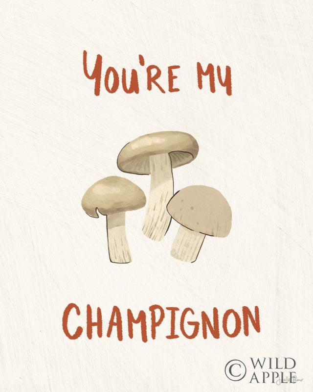 Reproduction of Mushroom Madness II by Janelle Penner - Wall Decor Art