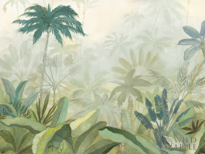 Reproduction of Lush Tropics Blue by Julia Purinton - Wall Decor Art