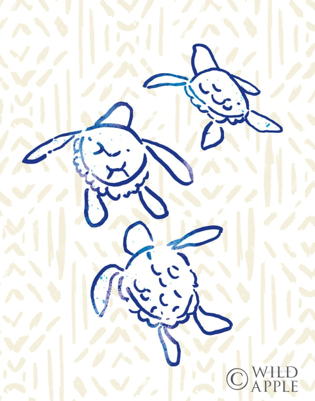 Reproduction of Salty Waves VI by Mercedes Lopez Charro - Wall Decor Art