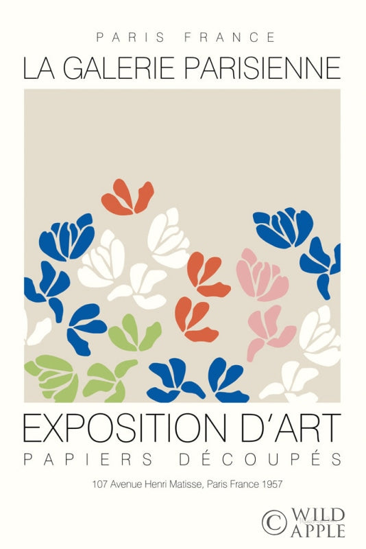 Reproduction of Fleurs de Matisse III by Mercedes Lopez Charro - Wall Decor Art