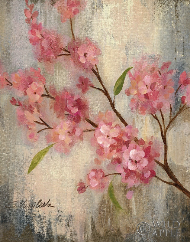 Reproduction of Cherry Blossom II Crop by Silvia Vassileva - Wall Decor Art