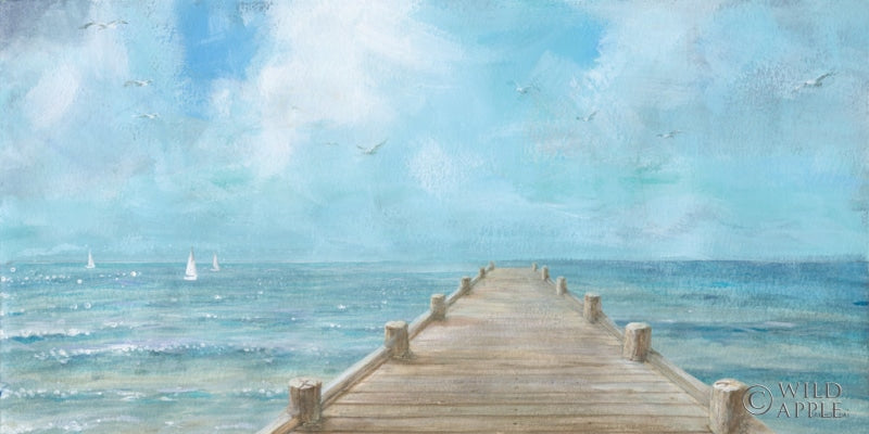 Reproduction of Summer Dock Panorama by Danhui Nai - Wall Decor Art