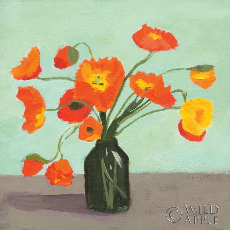 Reproduction of Orange Poppies by Pamela Munger - Wall Decor Art