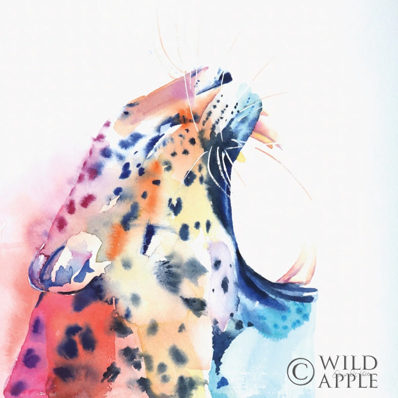 Reproduction of Wild Leopard by Aimee Del Valle - Wall Decor Art