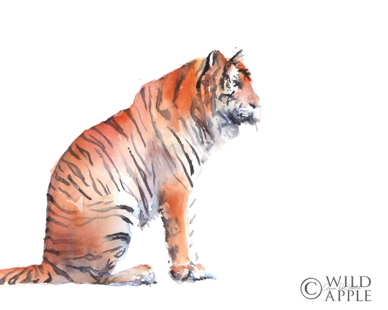 Reproduction of Wild Tiger I by Aimee Del Valle - Wall Decor Art