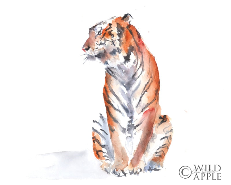 Reproduction of Wild Tiger II by Aimee Del Valle - Wall Decor Art