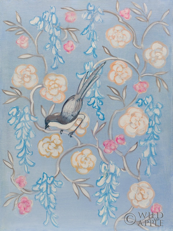 Reproduction of Heirloom Chinoiserie Bird II by Julia Purinton - Wall Decor Art