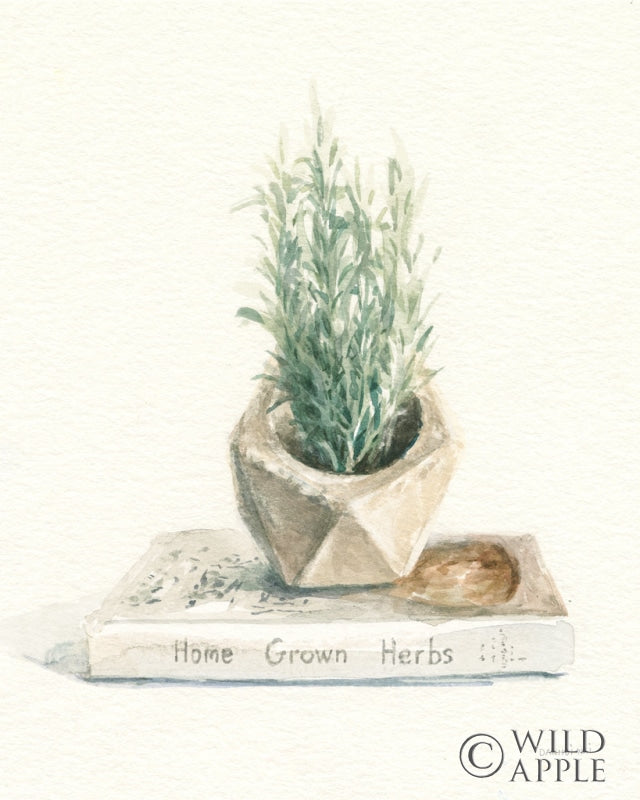 Reproduction of Grown at Home I Cream by Danhui Nai - Wall Decor Art