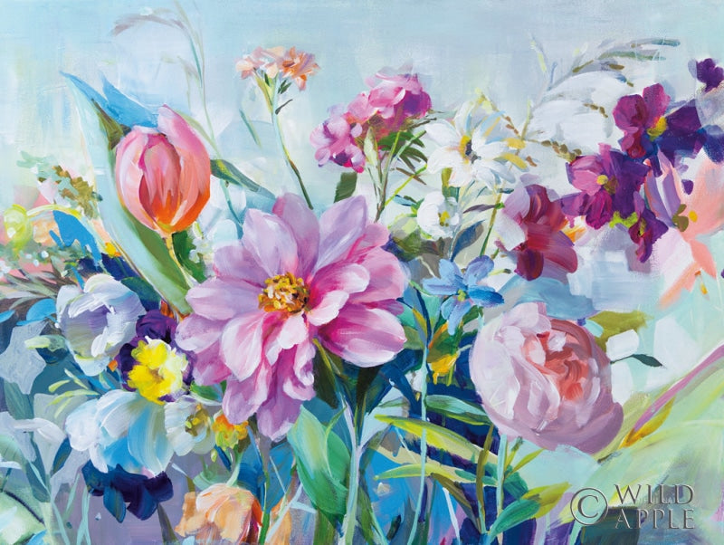 Reproduction of High Summer Garden I by Danhui Nai - Wall Decor Art