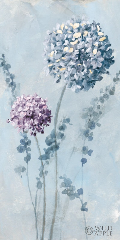 Reproduction of Airy Blooms I Purple by Danhui Nai - Wall Decor Art