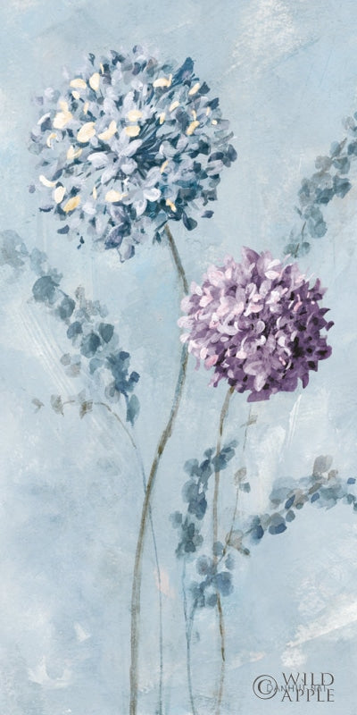 Reproduction of Airy Blooms II Purple by Danhui Nai - Wall Decor Art