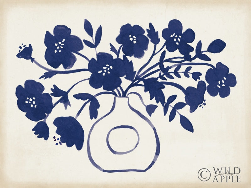 Reproduction of Modern Sodalite Blue II by Farida Zaman - Wall Decor Art