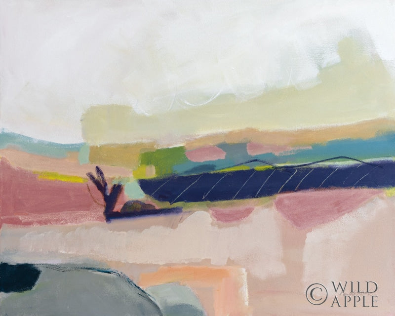 Reproduction of Fortunate Isles Pink Blue by Pamela Munger - Wall Decor Art