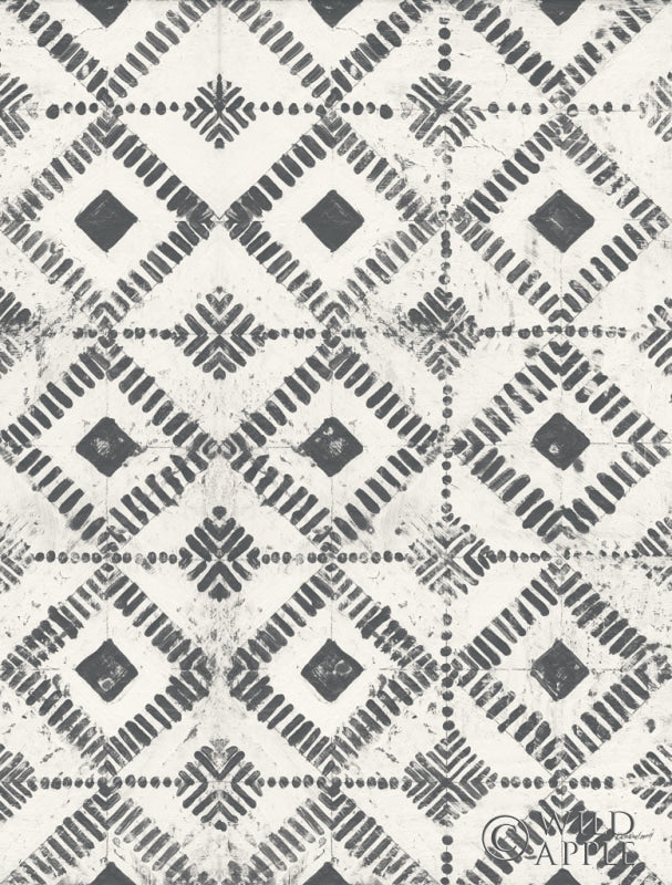 Reproduction of Maki Tile Panel II Crop III Gray by Kathrine Lovell - Wall Decor Art