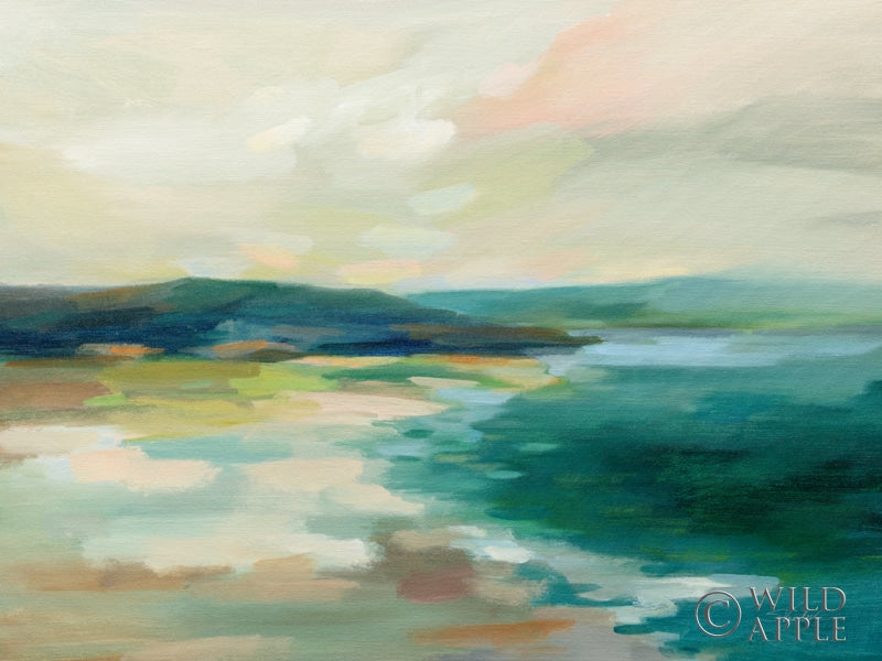 Reproduction of Pastel Lake Crop by Silvia Vassileva - Wall Decor Art