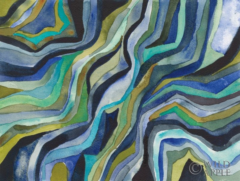 Reproduction of Flow by Cheryl Warrick - Wall Decor Art