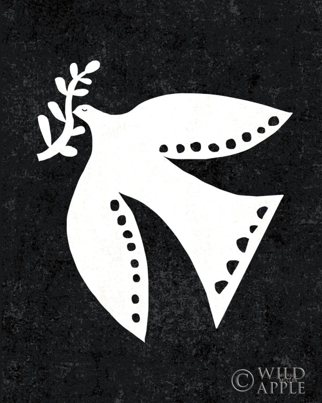 Reproduction of Christmas Whimsy Dove by Michael Mullan - Wall Decor Art