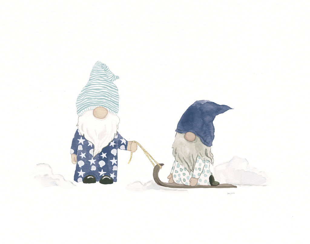 Reproduction of Coastal Gnomes III by Jenaya Jackson - Wall Decor Art