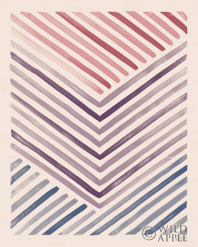 Reproduction of Red and Blue Sunset IV by Laura Marshall - Wall Decor Art