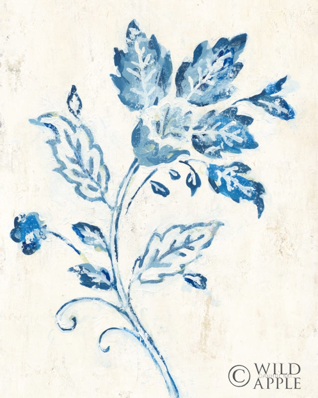 Reproduction of Exotic Elegance Floral I Cream by Danhui Nai - Wall Decor Art