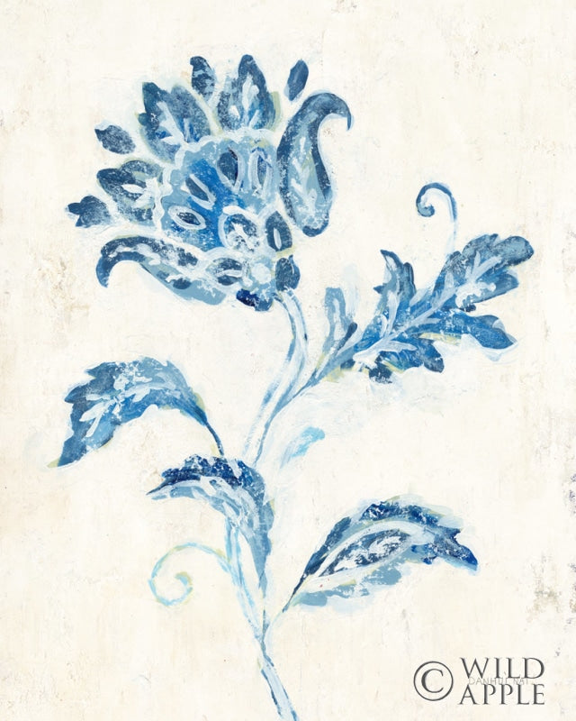 Reproduction of Exotic Elegance Floral II Cream by Danhui Nai - Wall Decor Art