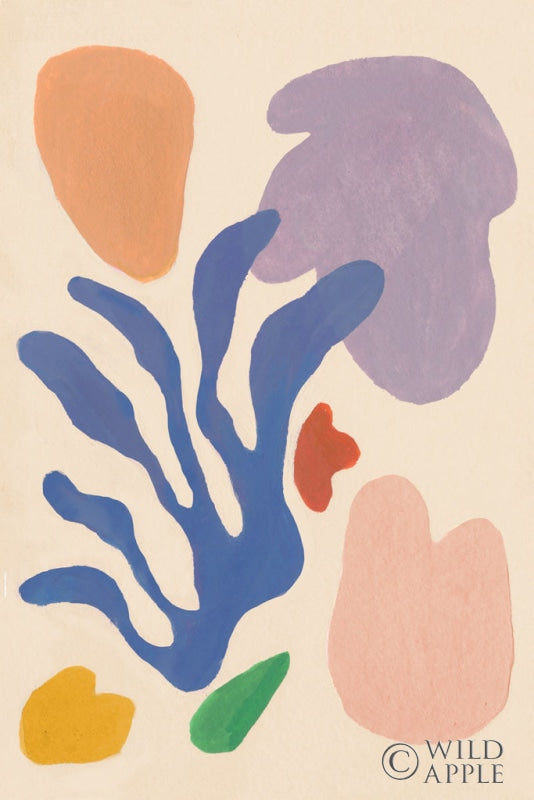 Reproduction of Honoring Matisse Warm v2 by Danhui Nai - Wall Decor Art
