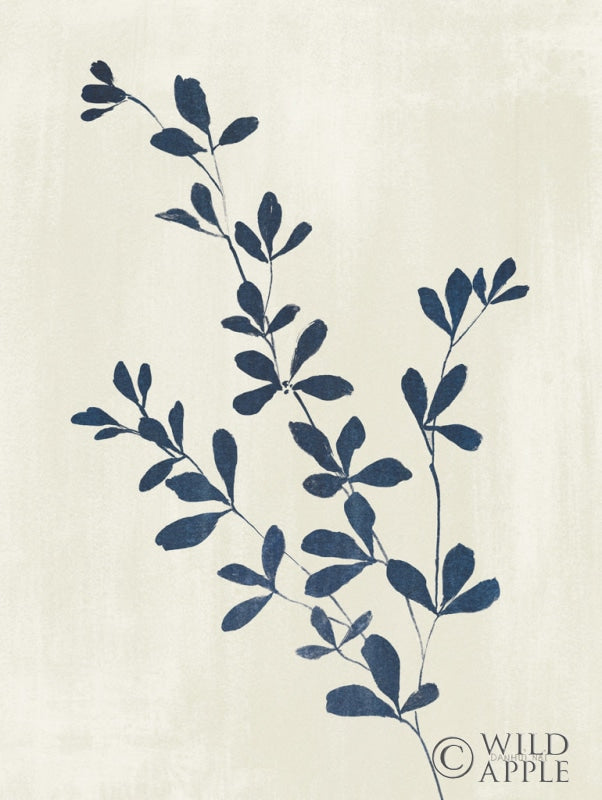 Reproduction of Simple Nature II Indigo Cream by Danhui Nai - Wall Decor Art