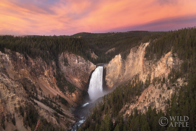 Reproduction of Lower Falls of the Yellowstone River I by Alan Majchrowicz - Wall Decor Art