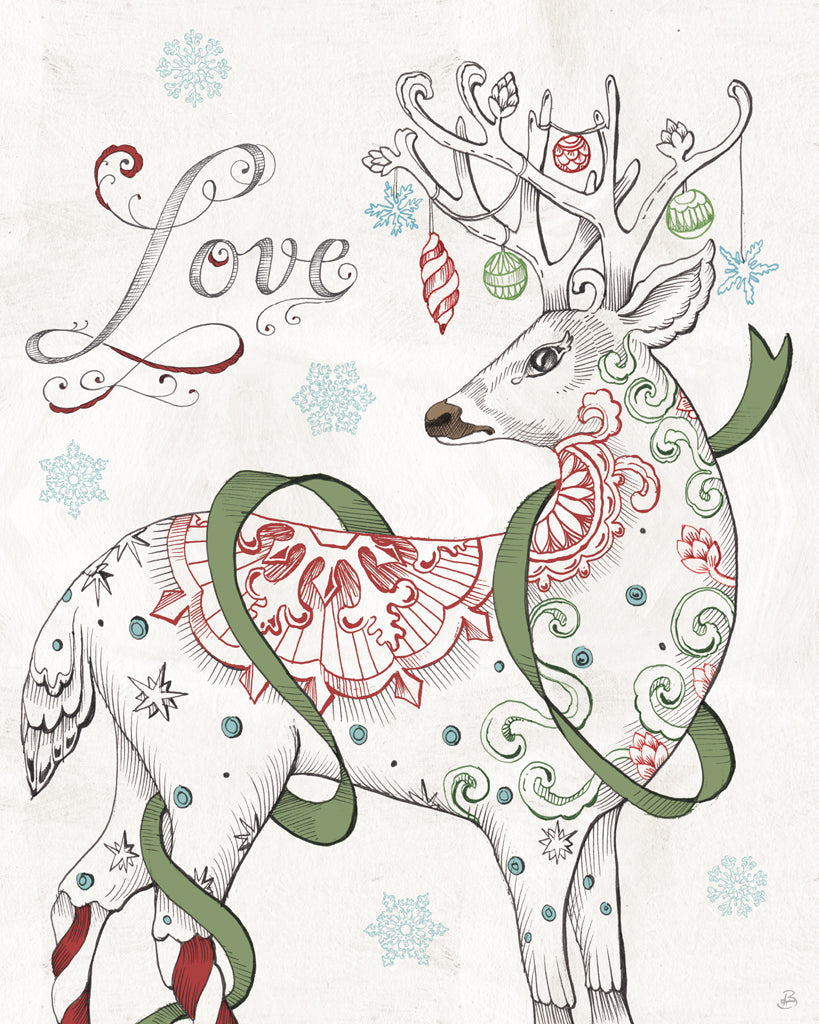 Reproduction of Christmas Season V by Daphne Brissonnet - Wall Decor Art