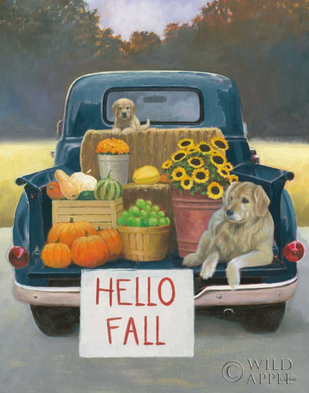 Reproduction of Fall Bounty III Hello Fall by James Wiens - Wall Decor Art