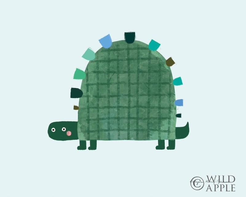 Reproduction of Turtle by Kasia Kucwaj-Tybur - Wall Decor Art