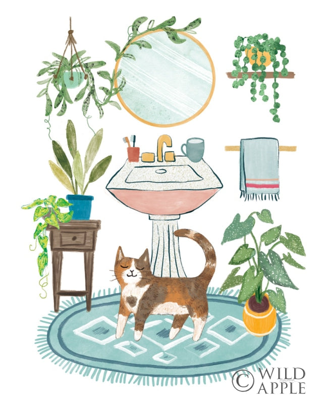 Reproduction of Urban Jungle Bath III by Mary Urban - Wall Decor Art