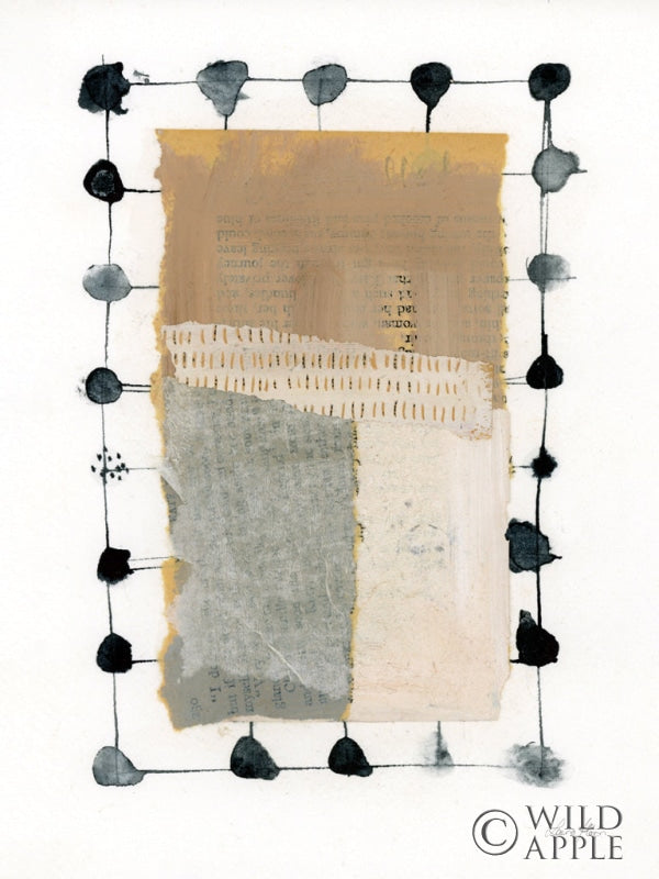 Reproduction of Neutral Collage II v2 by Laura Horn - Wall Decor Art