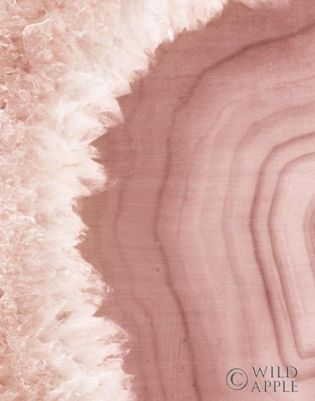 Reproduction of Agate Geode I Blush by Wild Apple Portfolio - Wall Decor Art