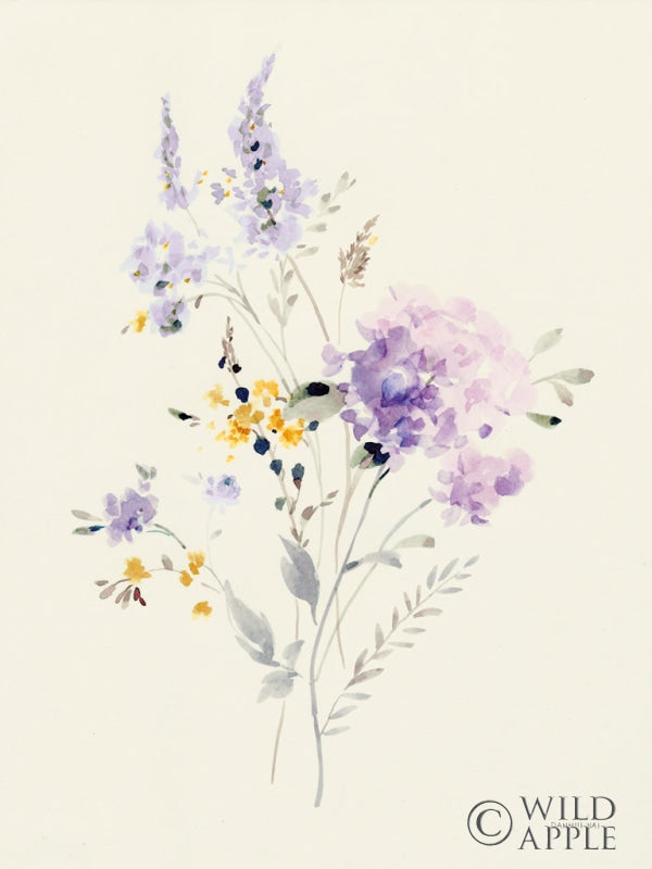 Reproduction of Lilac Season I Pastel by Danhui Nai - Wall Decor Art