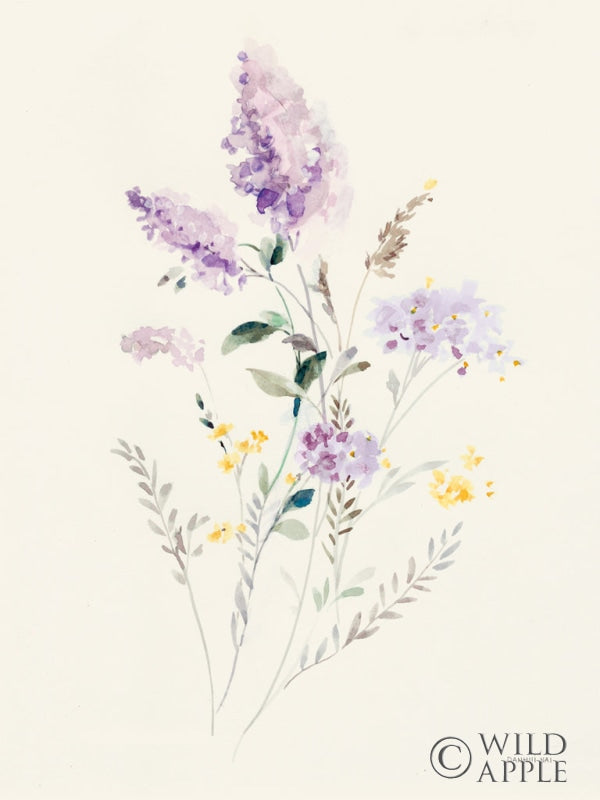 Reproduction of Lilac Season II Pastel by Danhui Nai - Wall Decor Art